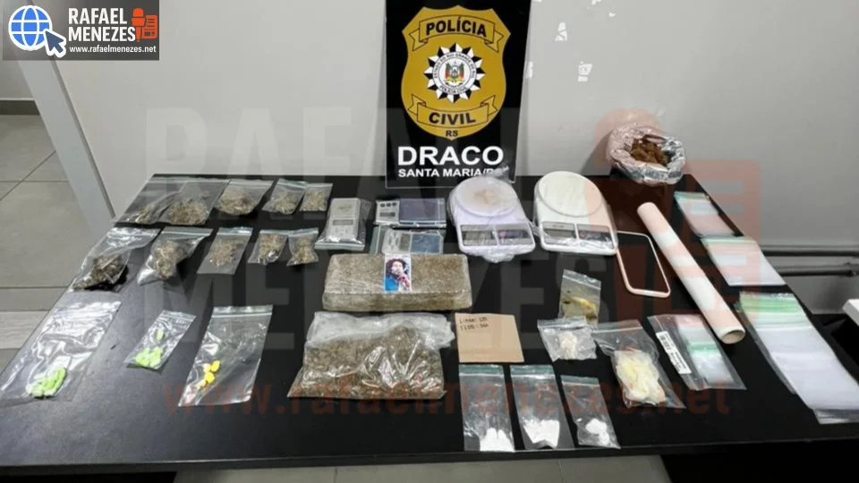 Justiça manda soltar homem preso com drogas em Santa Maria