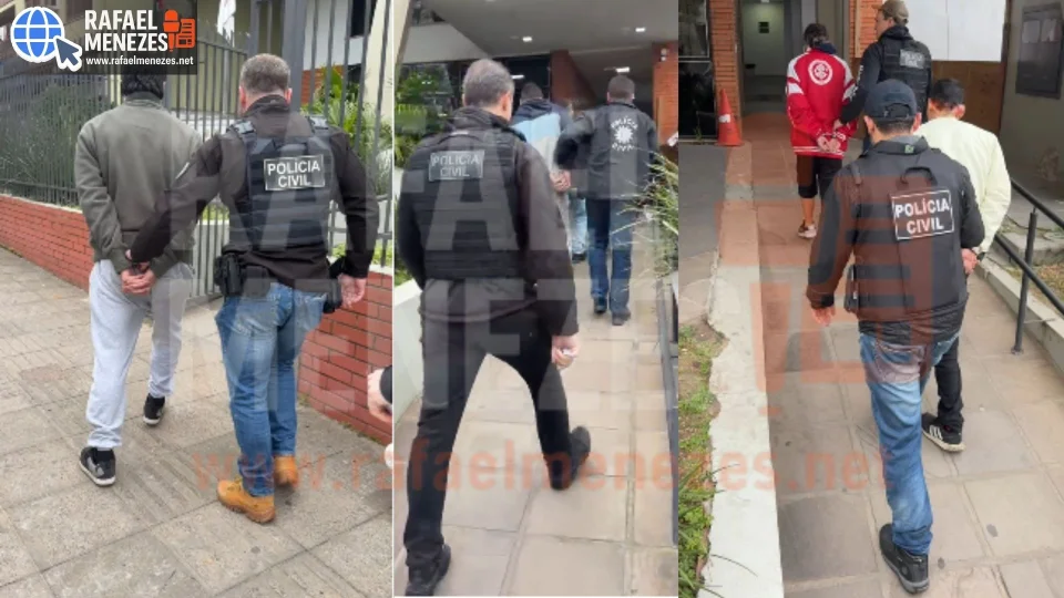 Sete homens são presos em operação contra esquema de delivery de drogas em Santa Maria