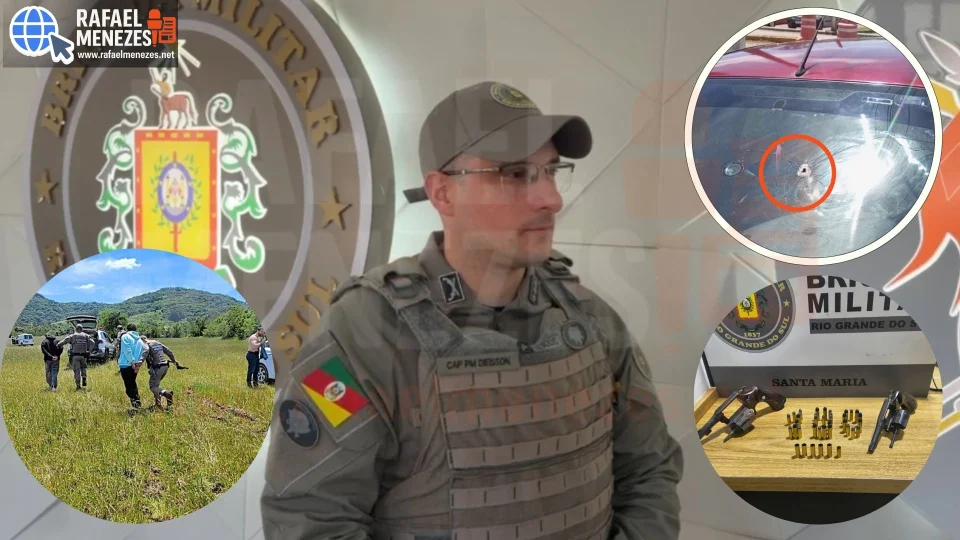 Capitão da Brigada Militar fala sobre prisão de suspeitos após tentativa de homicídio em Santa Maria