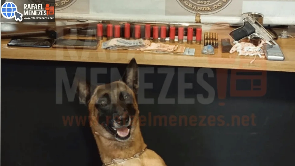 Homem é preso com armas, munições e crack durante ocorrência de lesão corporal em Santa Maria