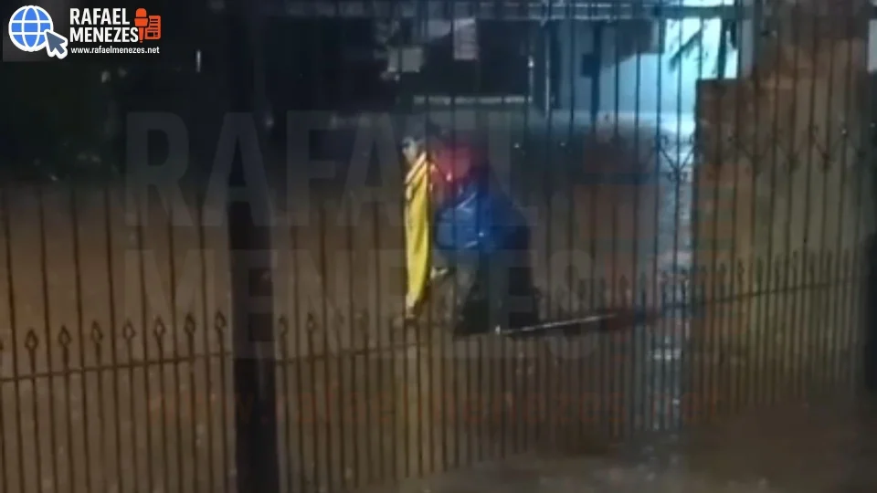 Chuva provoca alagamentos em diferentes pontos de Santa Maria e invade casas durante a madrugada