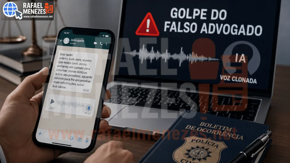Advogado registra ocorrência após golpistas usarem inteligência artificial para imitar sua voz em Santa Maria