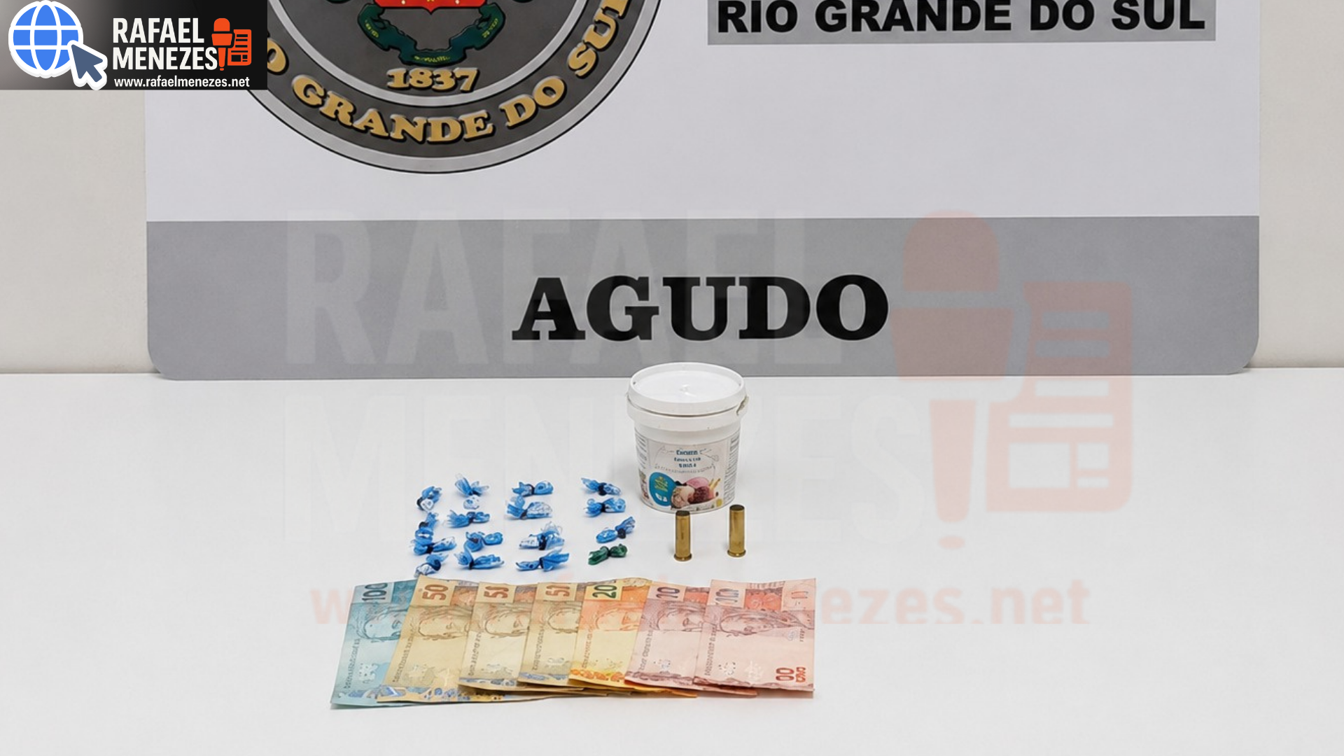 Brigada Militar prende três pessoas por tráfico de drogas e cumpre mandado de prisão em Agudo