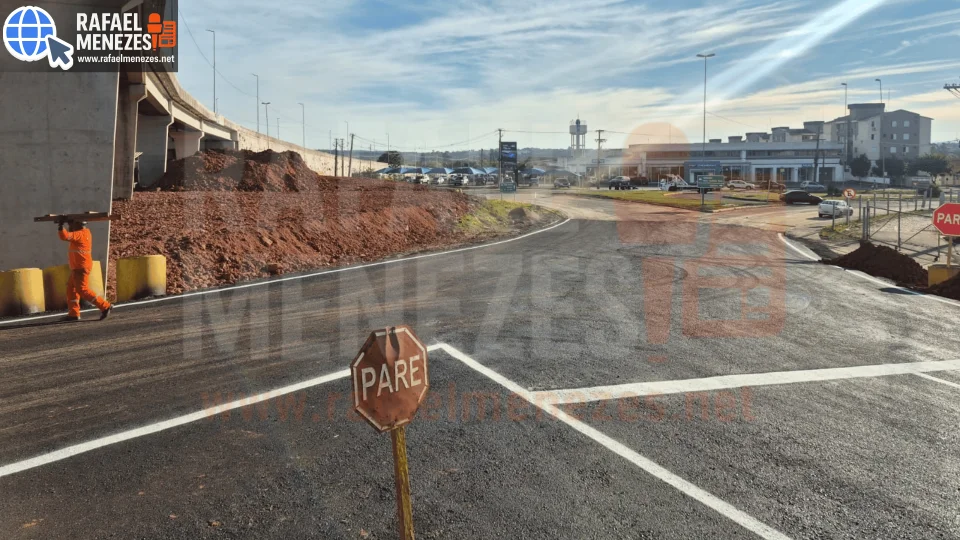 DNIT libera trânsito na rótula do Bairro Uglione após conclusão de etapa das obras