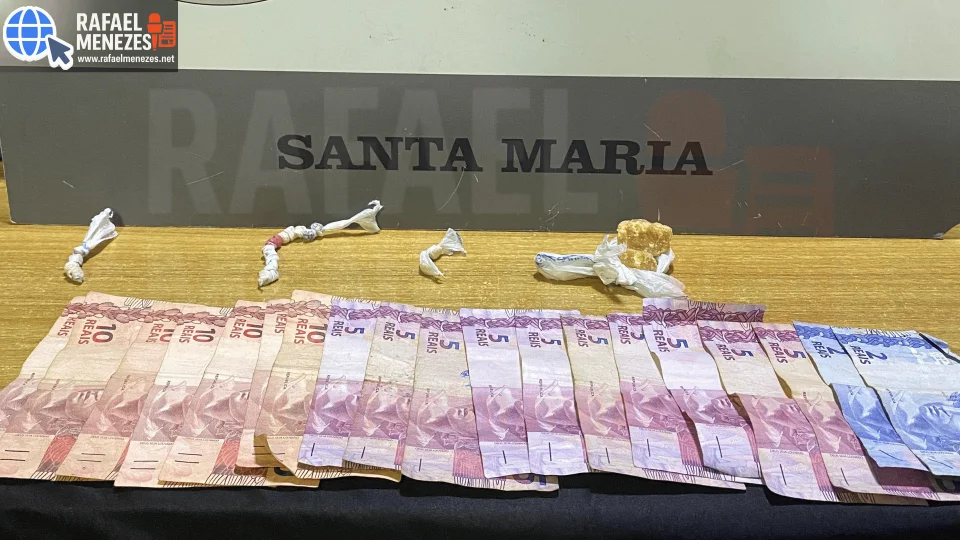 Homem é preso com 22 pedras de crack durante ação da Brigada Militar em Santa Maria
