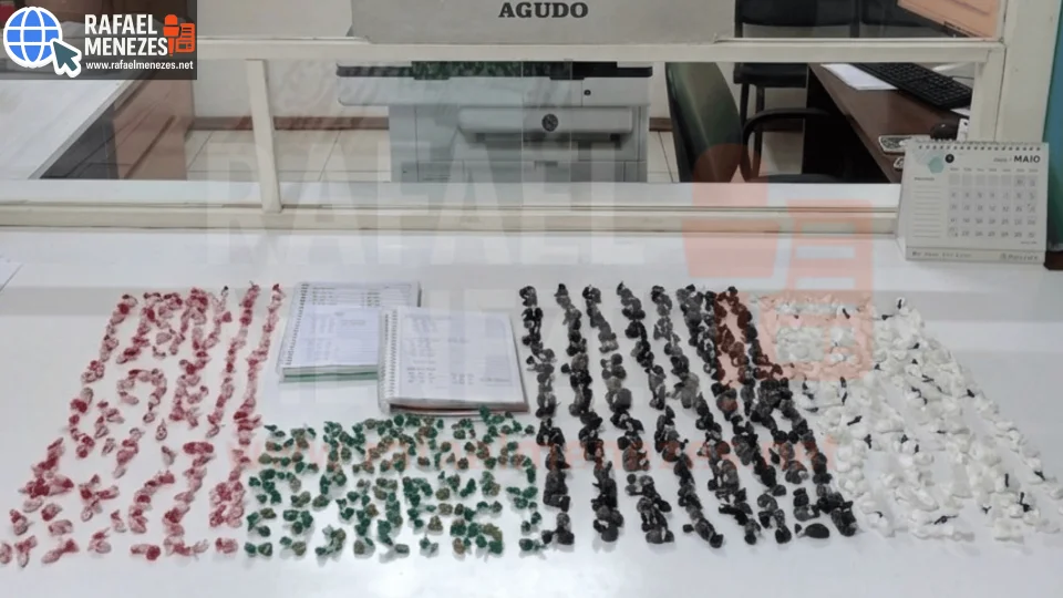 Casal é preso com mais de 560 porções de drogas durante ação da Brigada Militar em Agudo