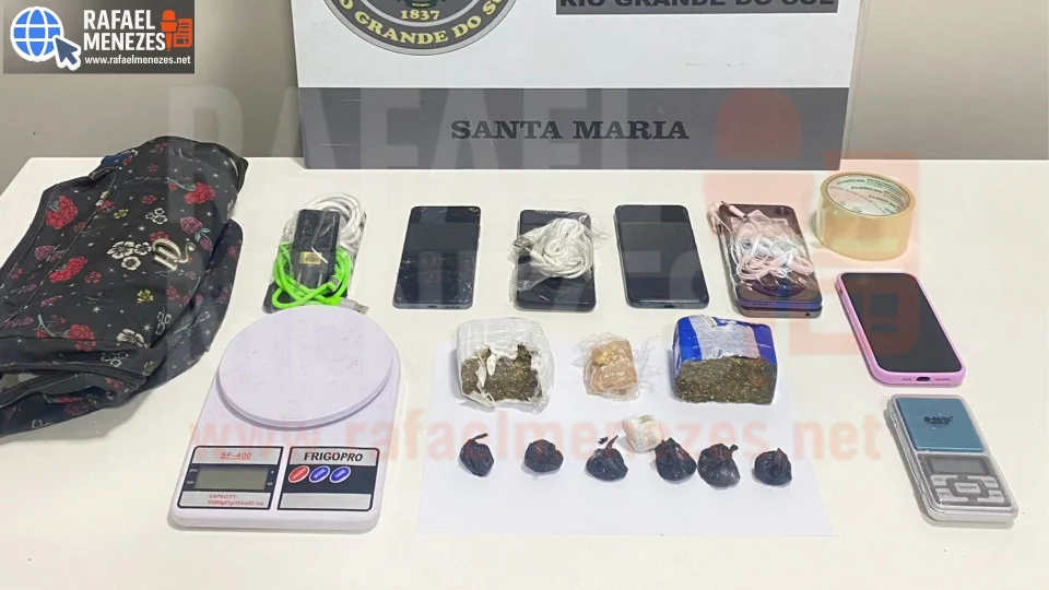 Justiça solta homem preso com drogas e celulares que seriam levados para presídio em Santa Maria