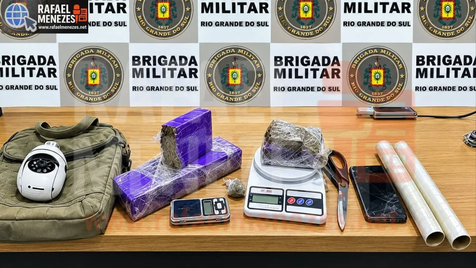 Homem é preso com mais de 1,4 Kg de maconha em Santa Maria