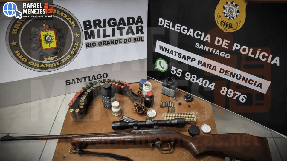 Dois homens são presos durante operação contra caça ilegal no interior de Santiago