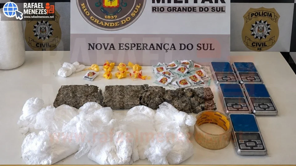 Homem é preso por tráfico de drogas em Nova Esperança do Sul