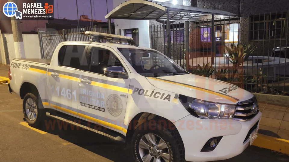 Homem é preso após arrombar e furtar estabelecimento em Santiago