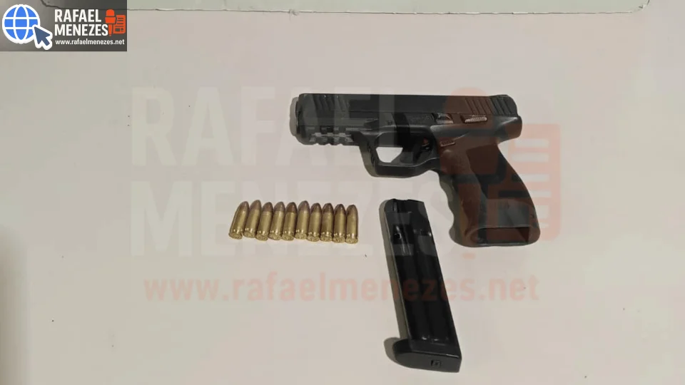 Homem é preso por tentativa de homicídio e arma de calibre 9 mm é apreendida em Caçapava do Sul