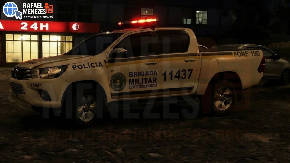 Homem é preso após causar danos em residências e investir contra policiais em São Pedro do Sul