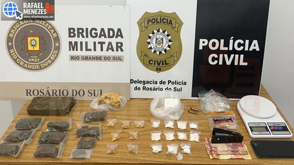 Duas mulheres são presas por tráfico de drogas em Rosário do Sul