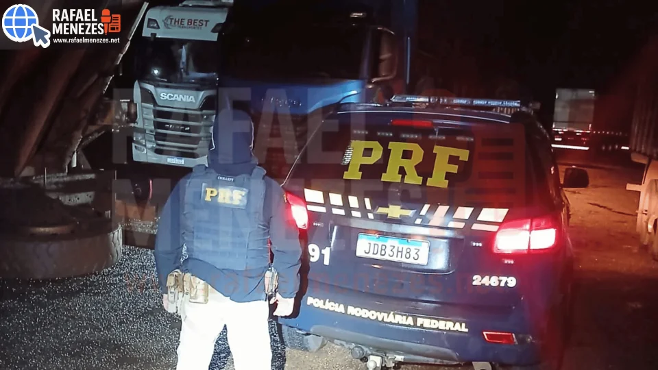 Motorista com mandado de prisão por tráfico e lavagem de dinheiro é preso pela PRF na BR-285