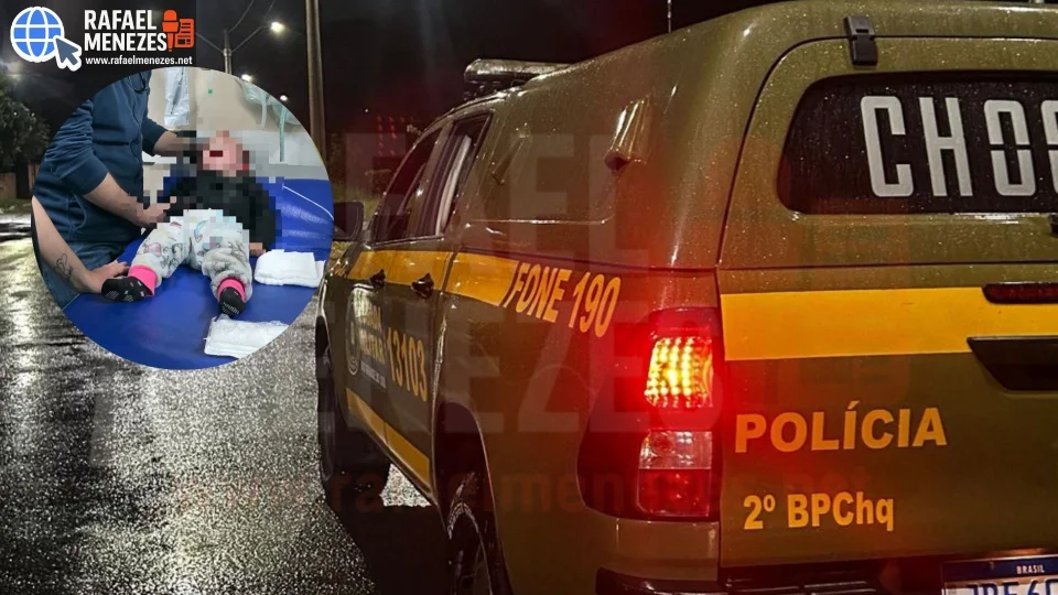 Sargento do 2º BPChq salva criança de 1 ano que estava engasgada em Santa Maria