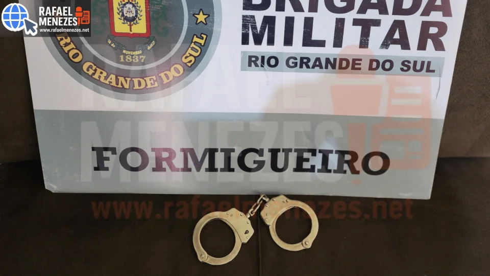 Homem é preso por violência doméstica no interior de Formigueiro