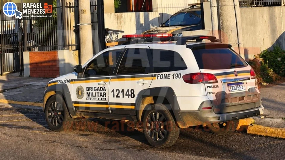 Homem é preso por violência doméstica após ameaçar companheira e filhas em Santa Maria