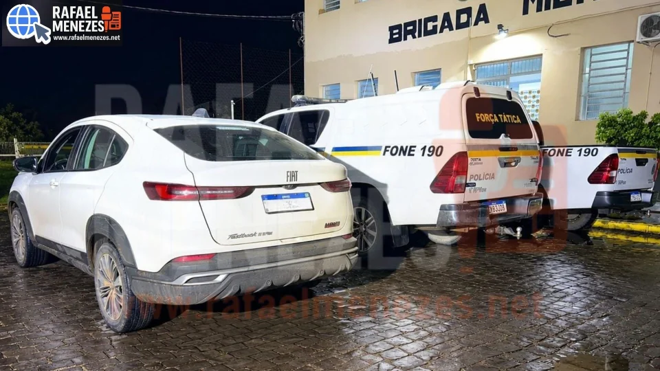 Homem é preso após roubo de veículo e fuga até Agudo