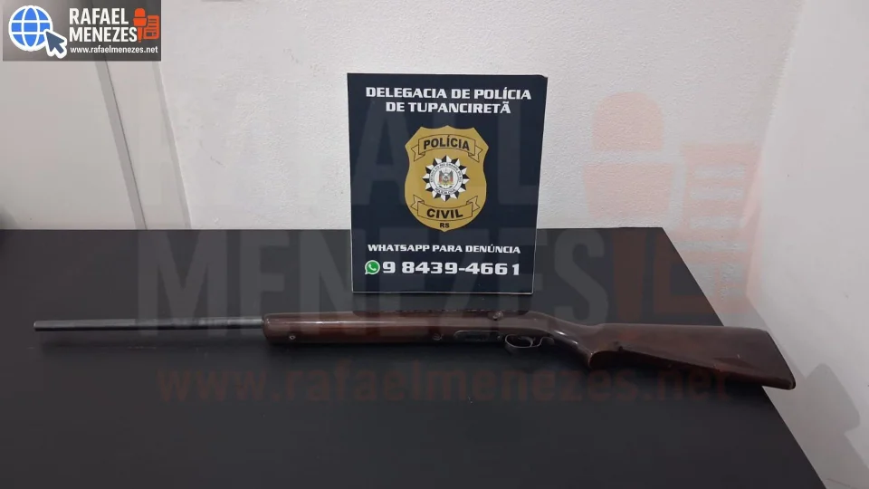 Homem é preso em flagrante por posse irregular de rarma em Tupanciretã