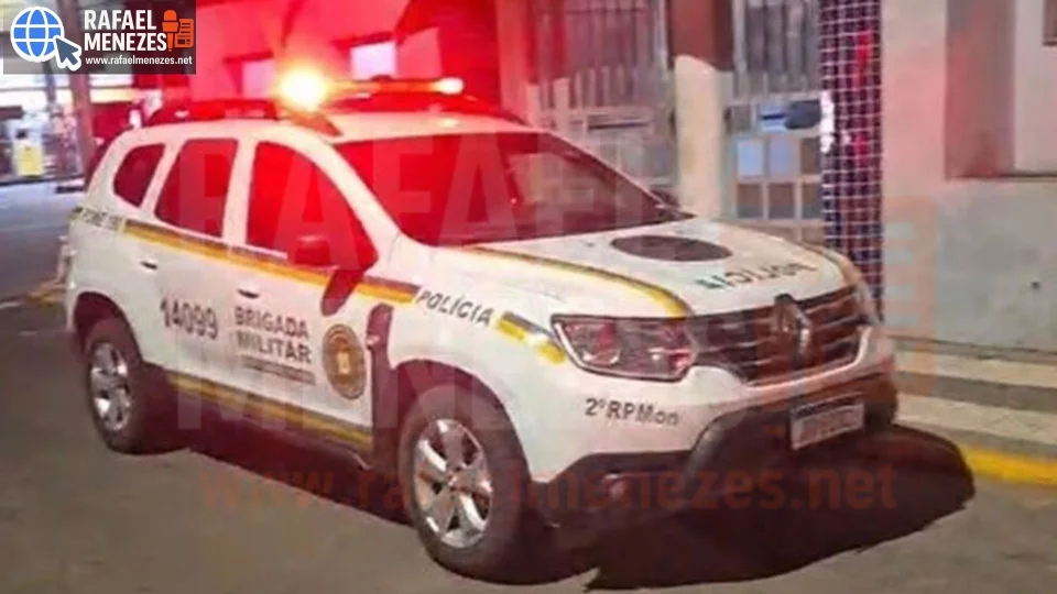 Homem é preso após roubo a residência com agressão e ataque com faca em São Gabriel