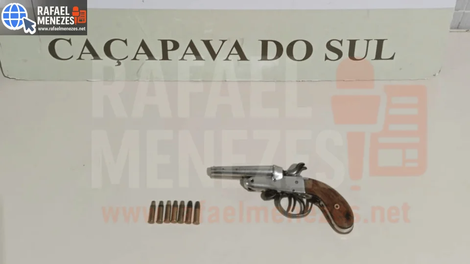 Homem é preso por porte ilegal de arma em Caçapava do Sul