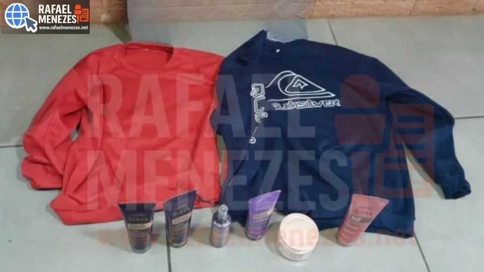 Dupla é presa com produtos furtados de farmácia em Santa Maria