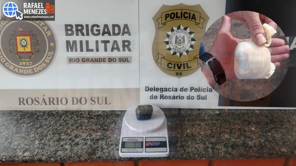 Mulher é presa com maconha escondida durante visita íntima a presídio em Rosário do Sul