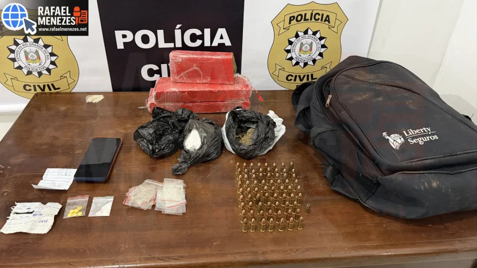 Polícia Civil bloqueia R$ 1,5 milhão e deflagra operação contra o tráfico em Júlio de Castilhos, Tupanciretã, Santa Maria e Florianópolis