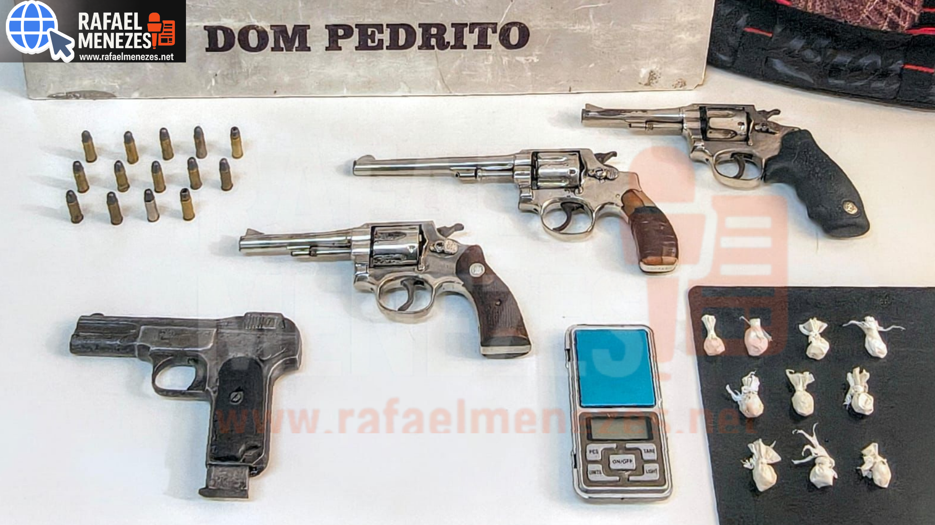 2º Batalhão de Choque de Santa Maria prende homem por tráfico de drogas e porte ilegal de arma em Dom Pedrito