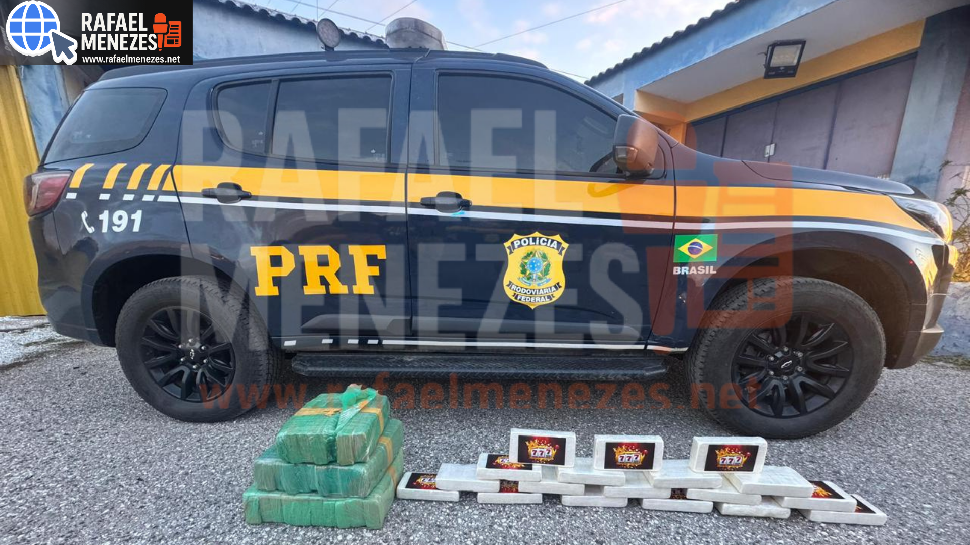 PRF prende quatro pessoas com quase 50 quilos de drogas na BR-153