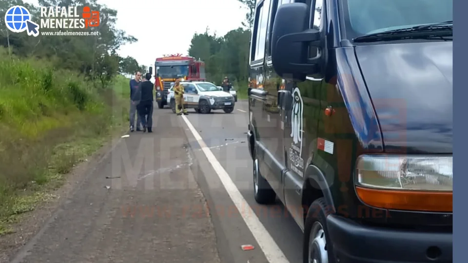 Motociclista morre ao colidir com ônibus na BR-287 em São Pedro do Sul