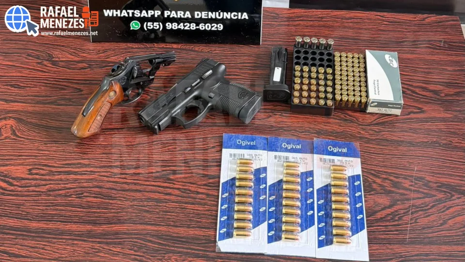 Cão comunitário “Amigo” morto a tiros: Polícia Civil apreende armas e veículo durante investigação em Agudo