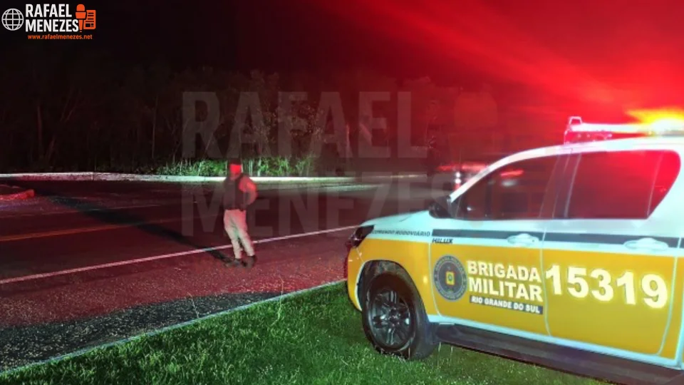 Motocicleta de Santa Maria se envolve em colisão frontal na RSC-287