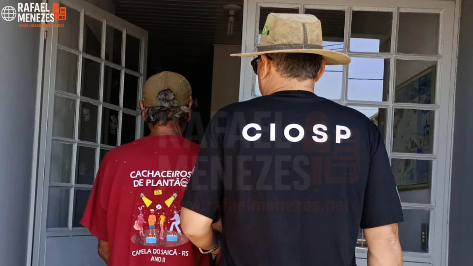 Homem é preso por violência doméstica após agredir esposa e ameaçar familiares em Cacequi
