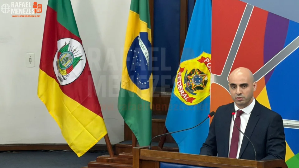 Delegado Carlos Ribeiro Feijó assume chefia da Polícia Federal em Santa Maria