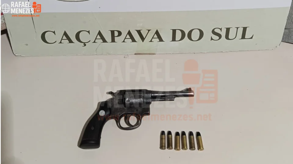 Motociclista é preso por porte ilegal de arma em Caçapava do Sul