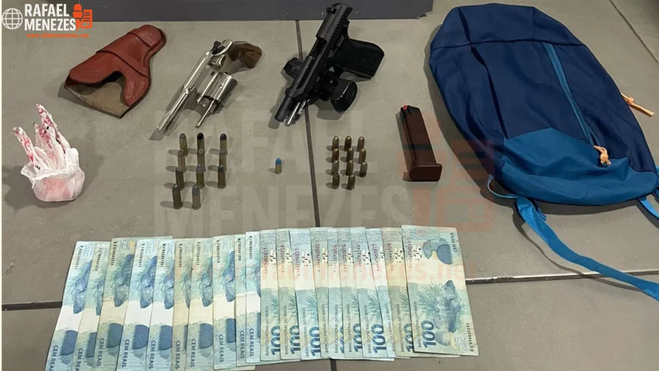 Homem é preso com amas e cocaína durante ação do Batalhão de Choque em Santa Maria