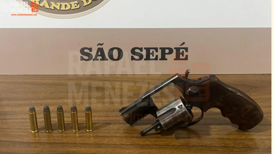 Homem é preso por porte ilegal de arma de uso restrito em São Sepé