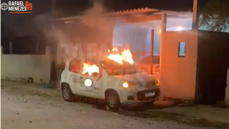 Homem é preso por incendiar carro do ex-cunhado em Santa Maria