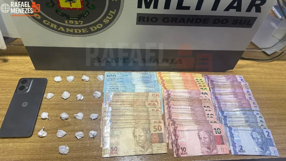 Homem é preso por tráfico de drogas no bairro Noal em Santa Maria