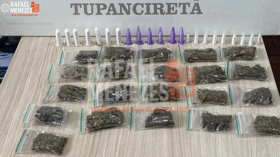 Motociclista é preso por tráfico de drogas após tentar fugir da polícia em Tupanciretã