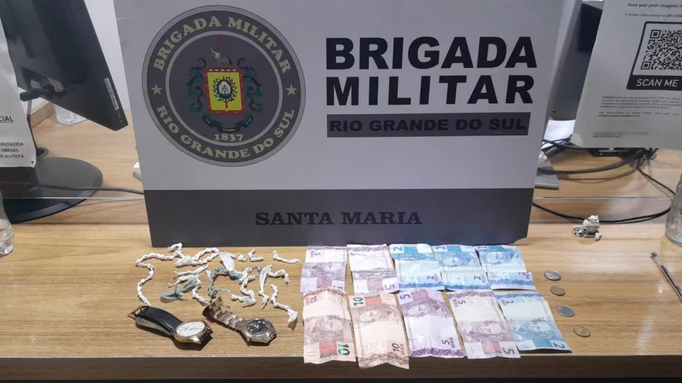 Homem é preso por tráfico de drogas no antigo galpão do Km 2 em Santa Maria