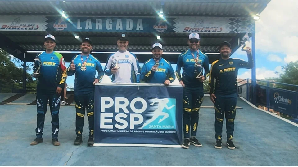 Santa Maria conquista sete pódios na abertura do Campeonato Gaúcho de Bicicross
