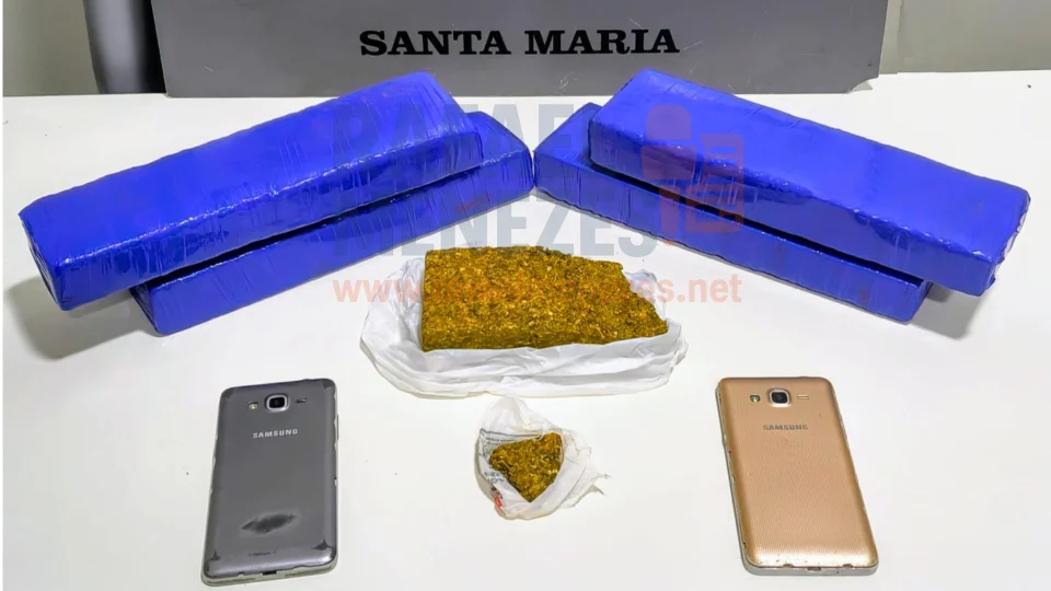 Homem é preso com quase três quilos de maconha pelo 2º BPChq em Santa Maria