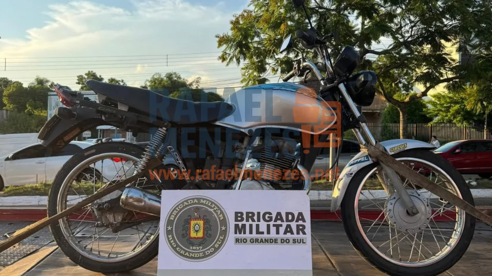 Brigada Militar prende condutor com motocicleta adulterada na RSC-287 em Santa Maria