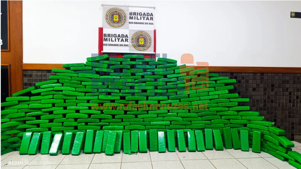 Brigada Militar apreende quase 200 quilos de maconha em Santiago