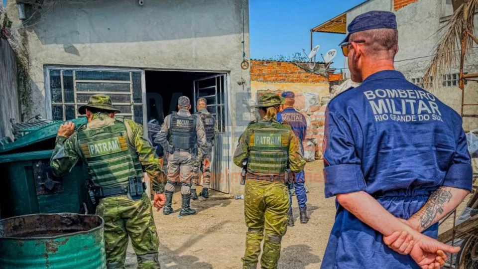 Mulher é presa por furto de energia durante operação em recicladora em Santa Maria