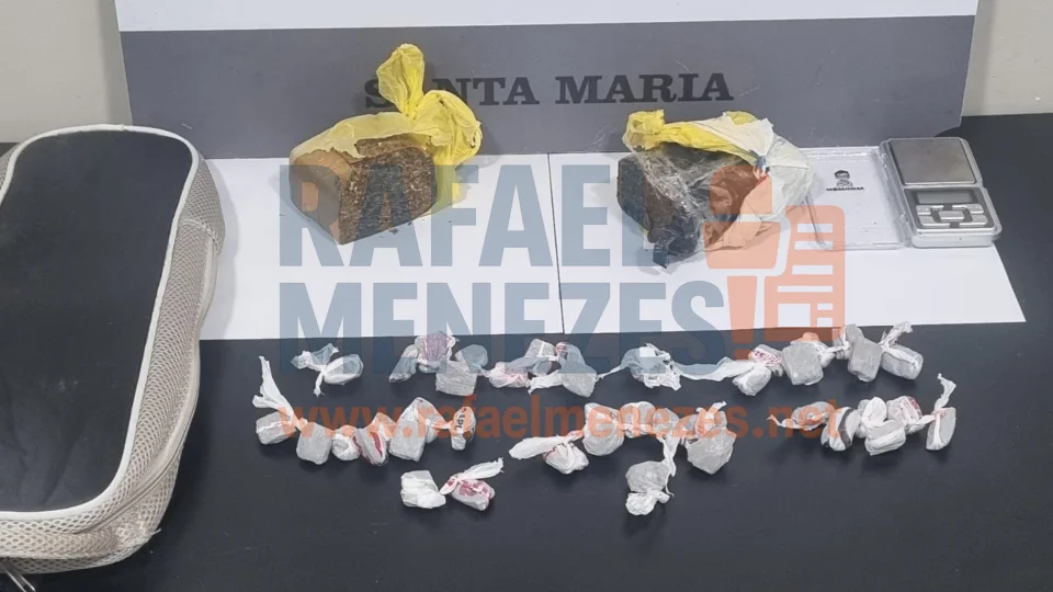 Adolescente é apreendido com quase meio quilo de maconha em Santa Maria