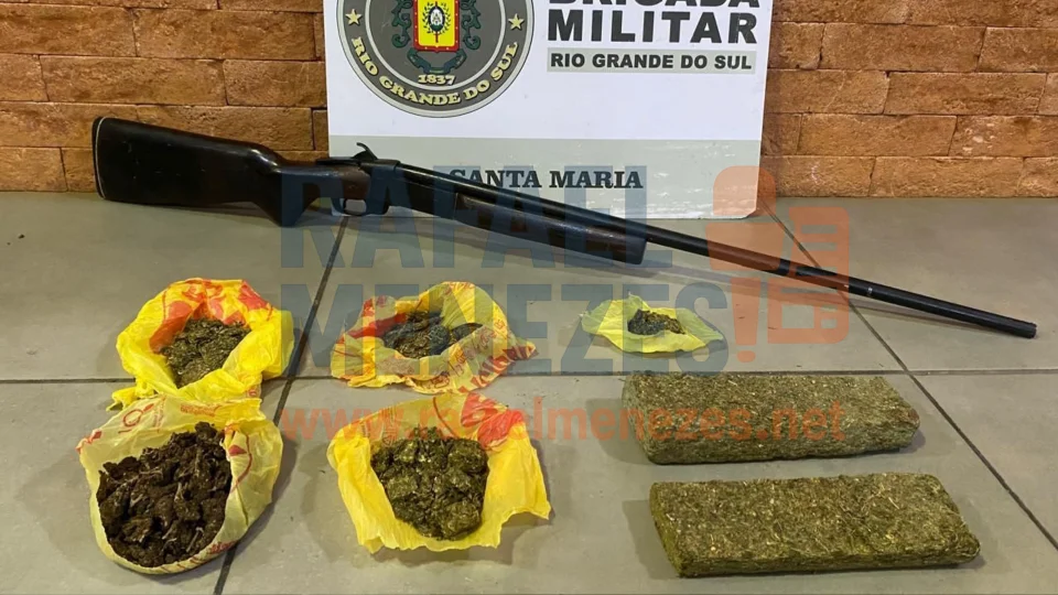 Adolescente é apreendido com drogas no bairro Passo das Tropas em Santa Maria